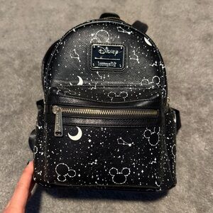 Loungefly Black Starry Disney Backpack